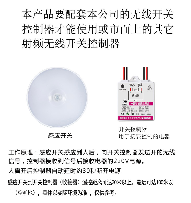 免布线人体感应红外遥控开关(图13) 免布线人体感应红外遥控开关(图13)