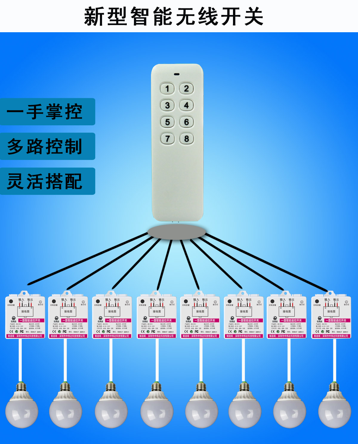 交流无线射频开关控制器(图2)